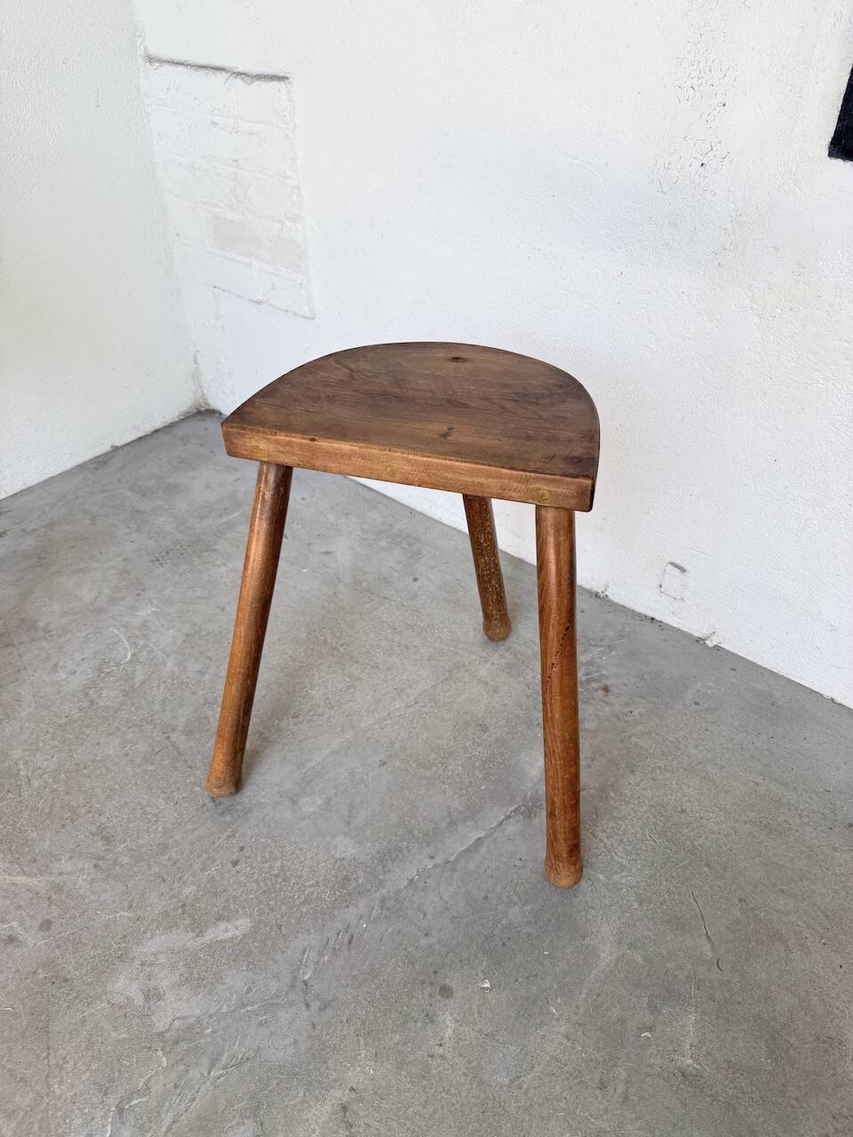 Oak tripod stool 1950