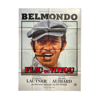 Poster "Cop or thug" Belmondo, Audiard 120x160