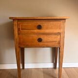 Wooden bedside