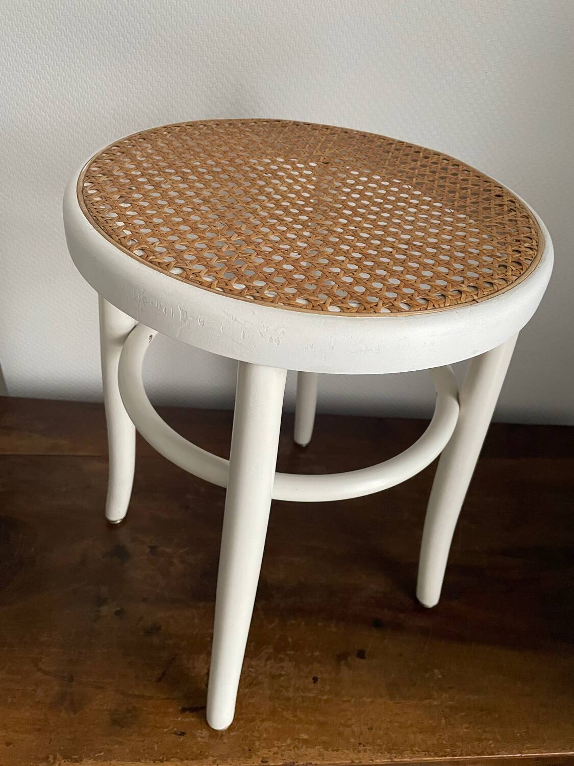 Tabouret canné