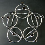 Candlestick space age chrome 1970
