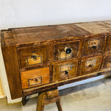 Workshop chest of drawers with authentic drawers