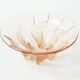 French art deco cup 1920s 1930s in pink glass