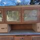 Vintage two-body buffet mado from the 1940s/50s poncé
