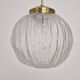 Angelo Brotto for Esperia Pendant Light in Murano Glass and Brass