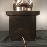 large “Horse” lamp, nickel silver