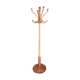 Rattan coat rack
