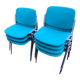 7 DSC 1965 chairs by Giancarlo Piretti published by Castelli, Italy.
