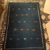Hand-woven Moroccan rug