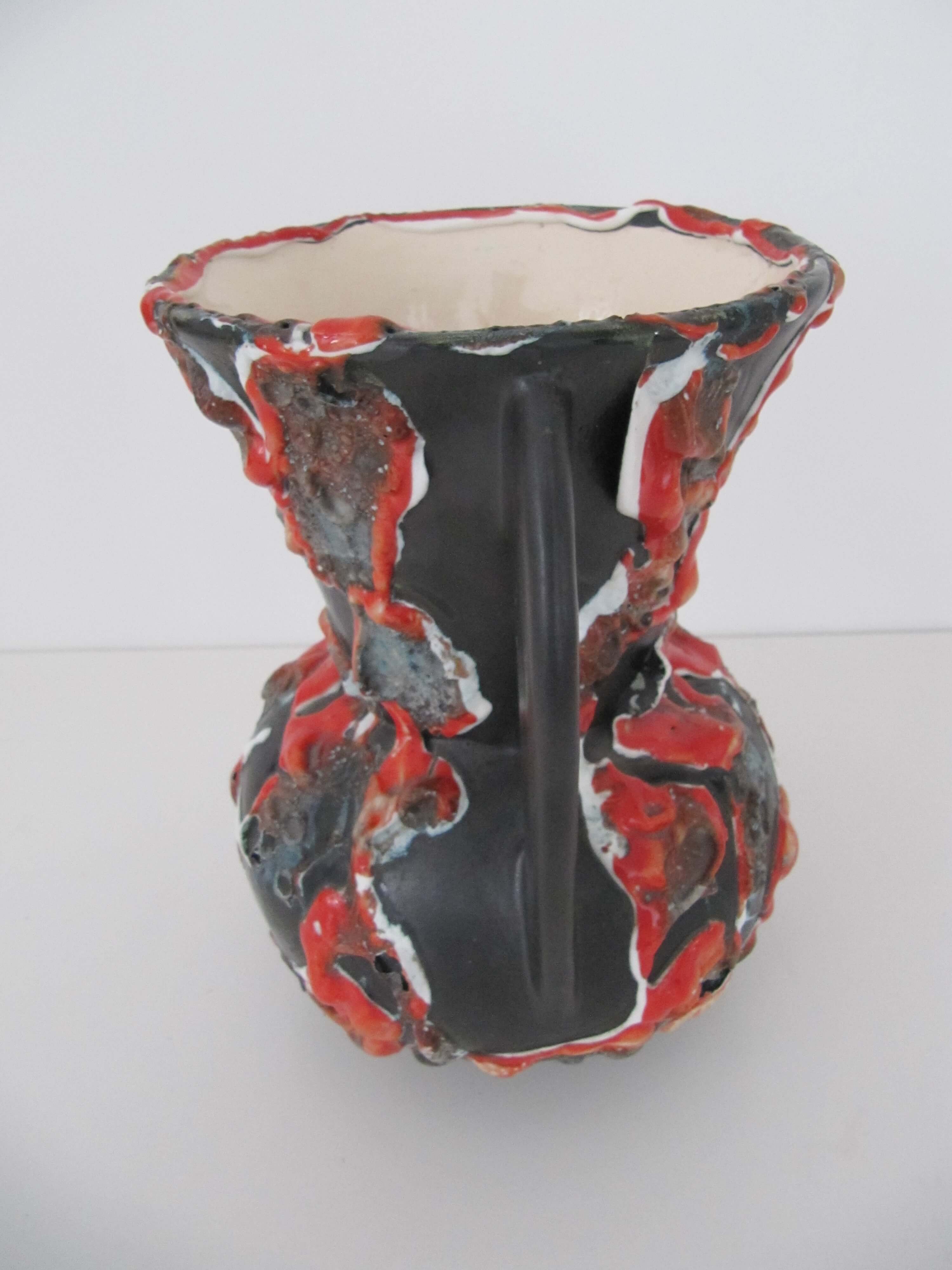 Ceramic vase 70s design