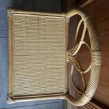Rattan bedside table or end table