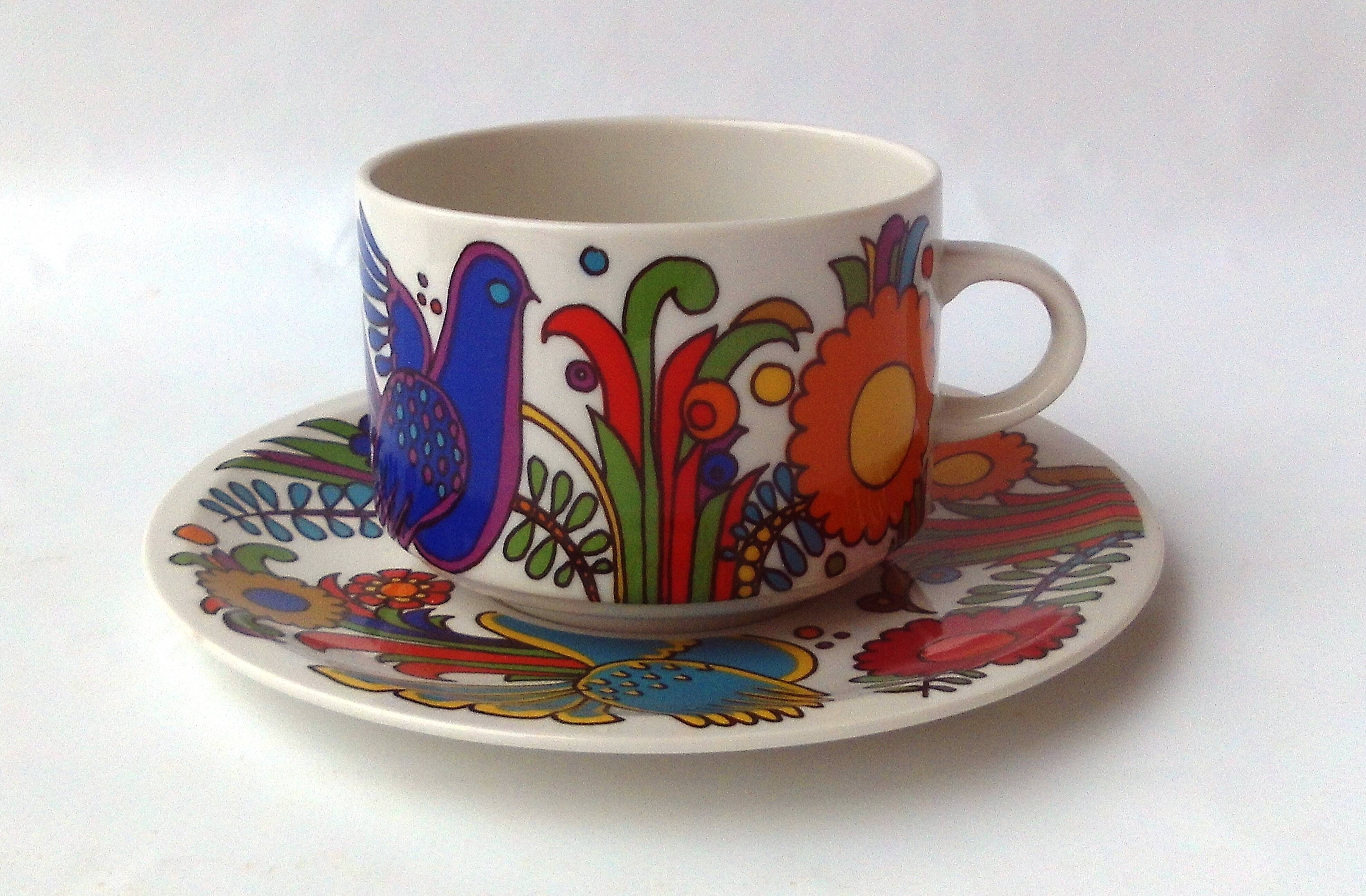 Acapulco teacup and saucer by Villeroy and Boch