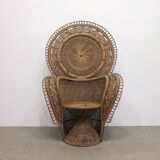 Emmanuelle rattan armchair