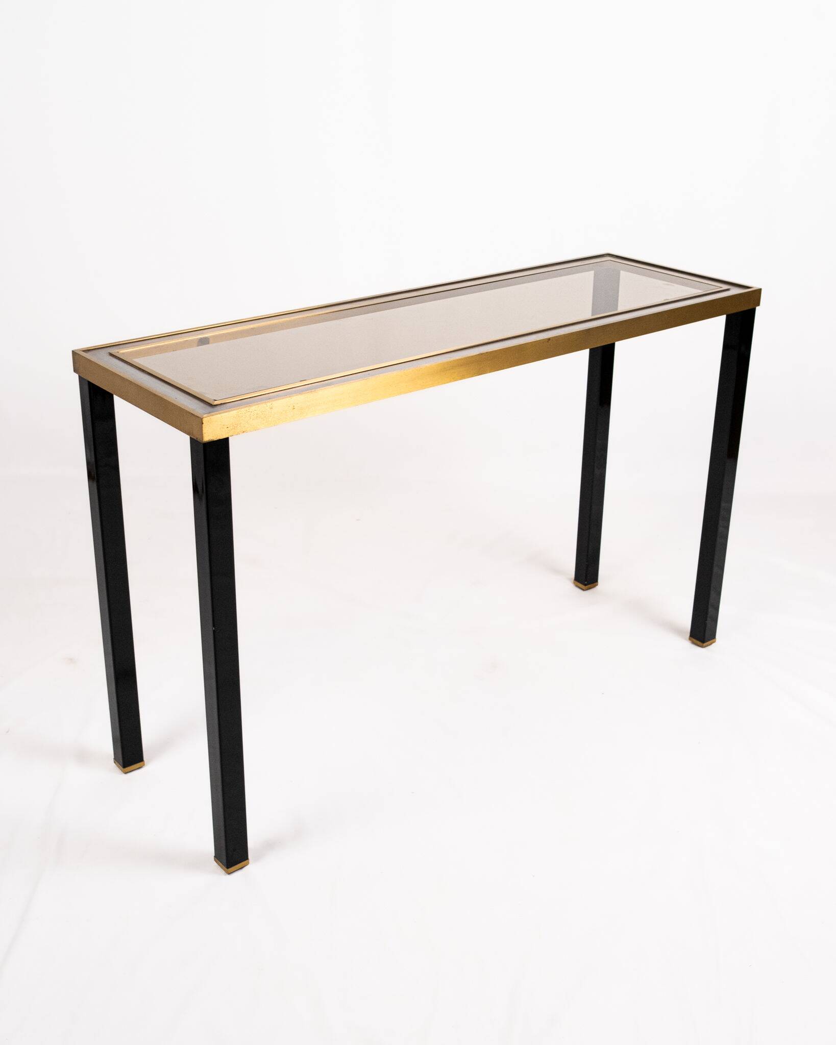 Italian console in the style of Willy Rizzo, 1970s.