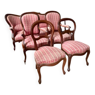 Ensemble salon 5 pièces Louis Philippe