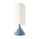 Vintage blue sandstone lamp 1960