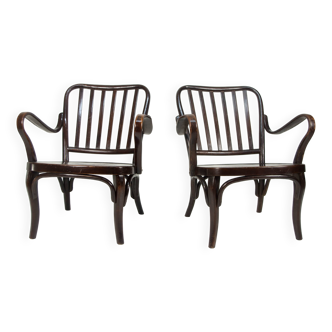 Paire de fauteuils n°752 par Josef Frank pour Thonet, 1930