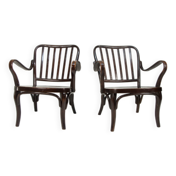Paire de fauteuils n°752 par Josef Frank pour Thonet, 1930