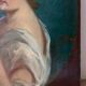 Portrait of a young woman with a flute, signed Louis Dubois (1830-1880)