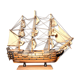Wooden boat model the 70s Victory