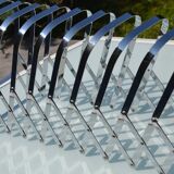 Expandable metal magazine rack