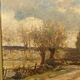 Oil on panel François-Edouard Bournichon Basse-Goulaine late 19th century
