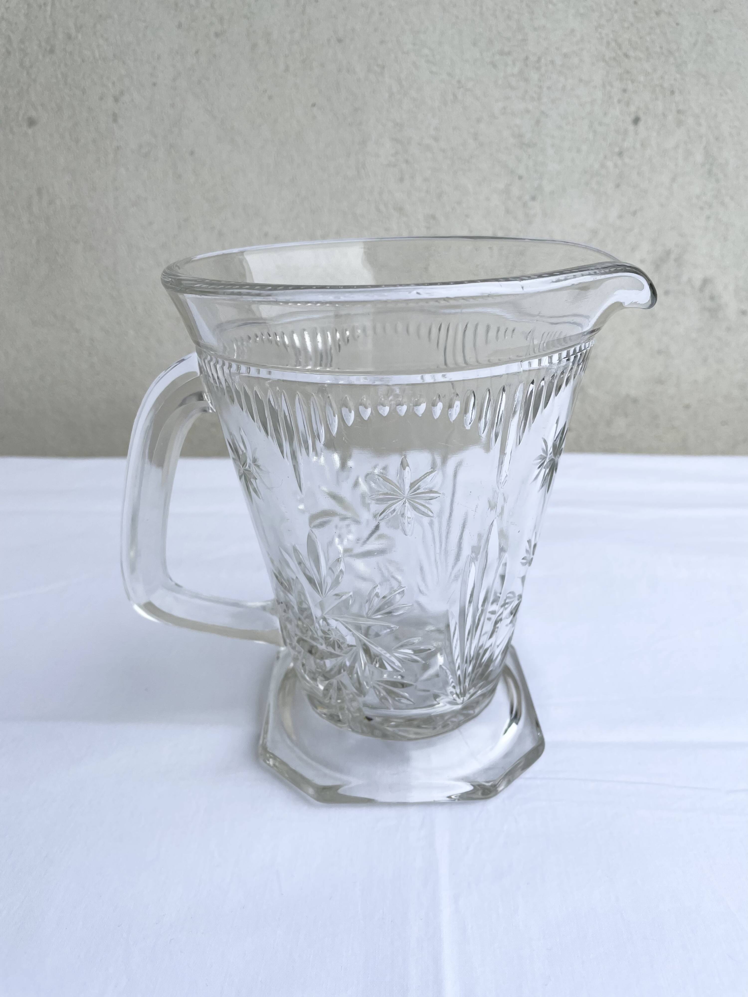 Cut glass jug Art Deco – 1950s