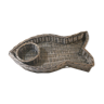 Wicker basket shaped fish