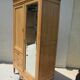 Armoire penderie des années 50 en orme