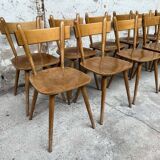 Set of 26 vintage Scandinavian design bistro chairs from 1960