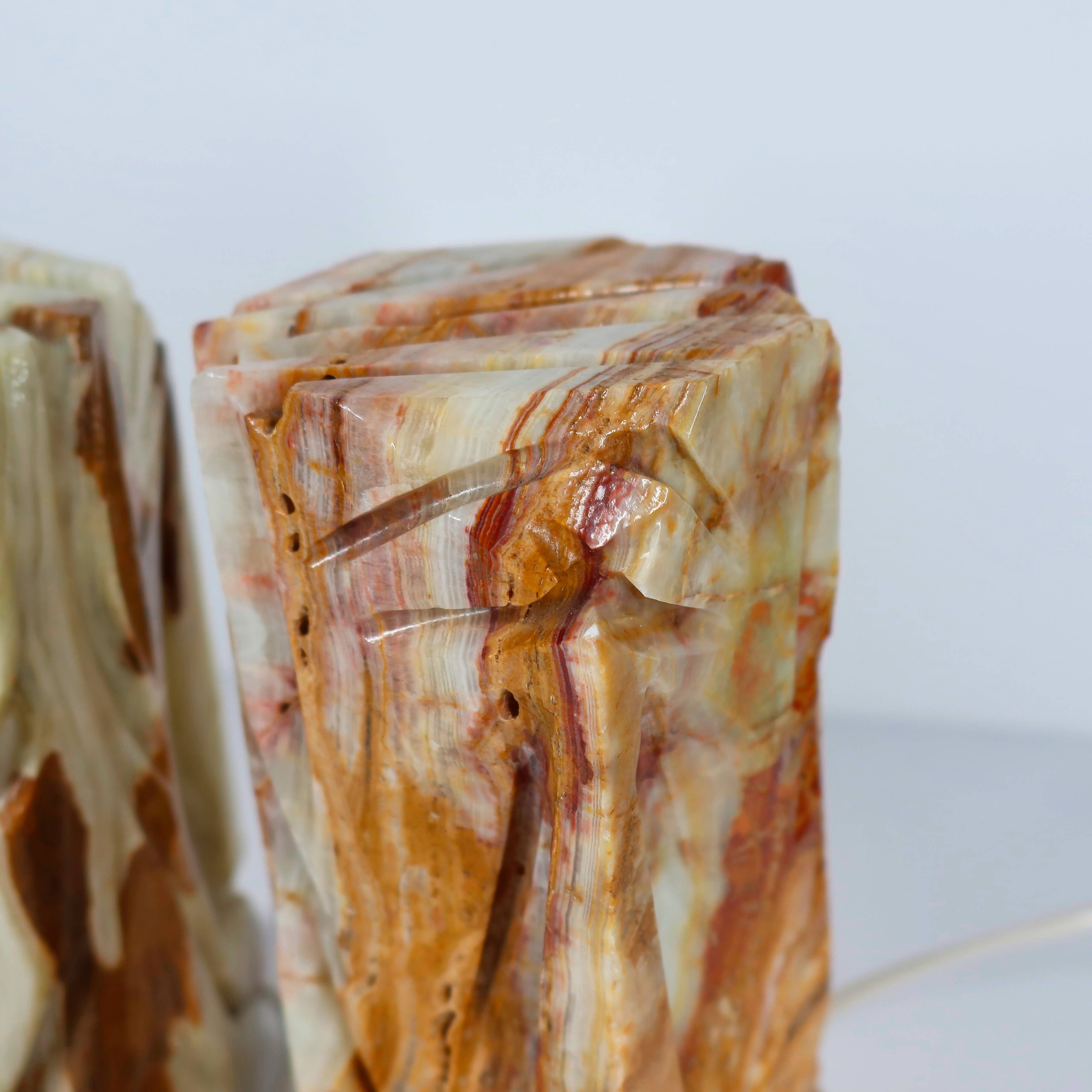 Pair of Onyx Bedside Lamps