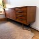 Vintage wooden sideboard / long buffet / sideboard