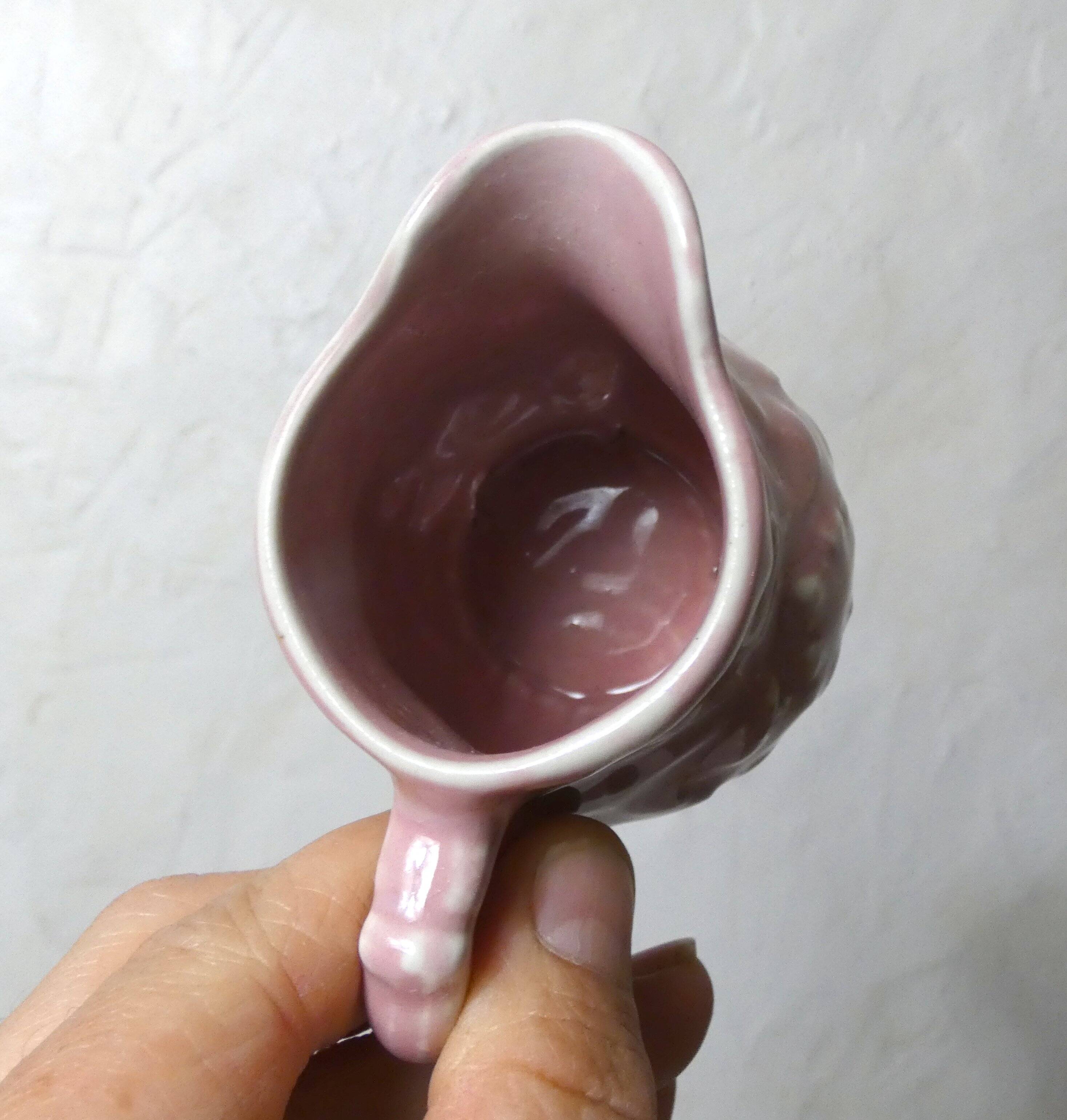 vintage Onnaing small pink jug cream milk pot
