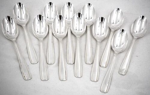 24 dessert spoons, Art Deco Ercuis
