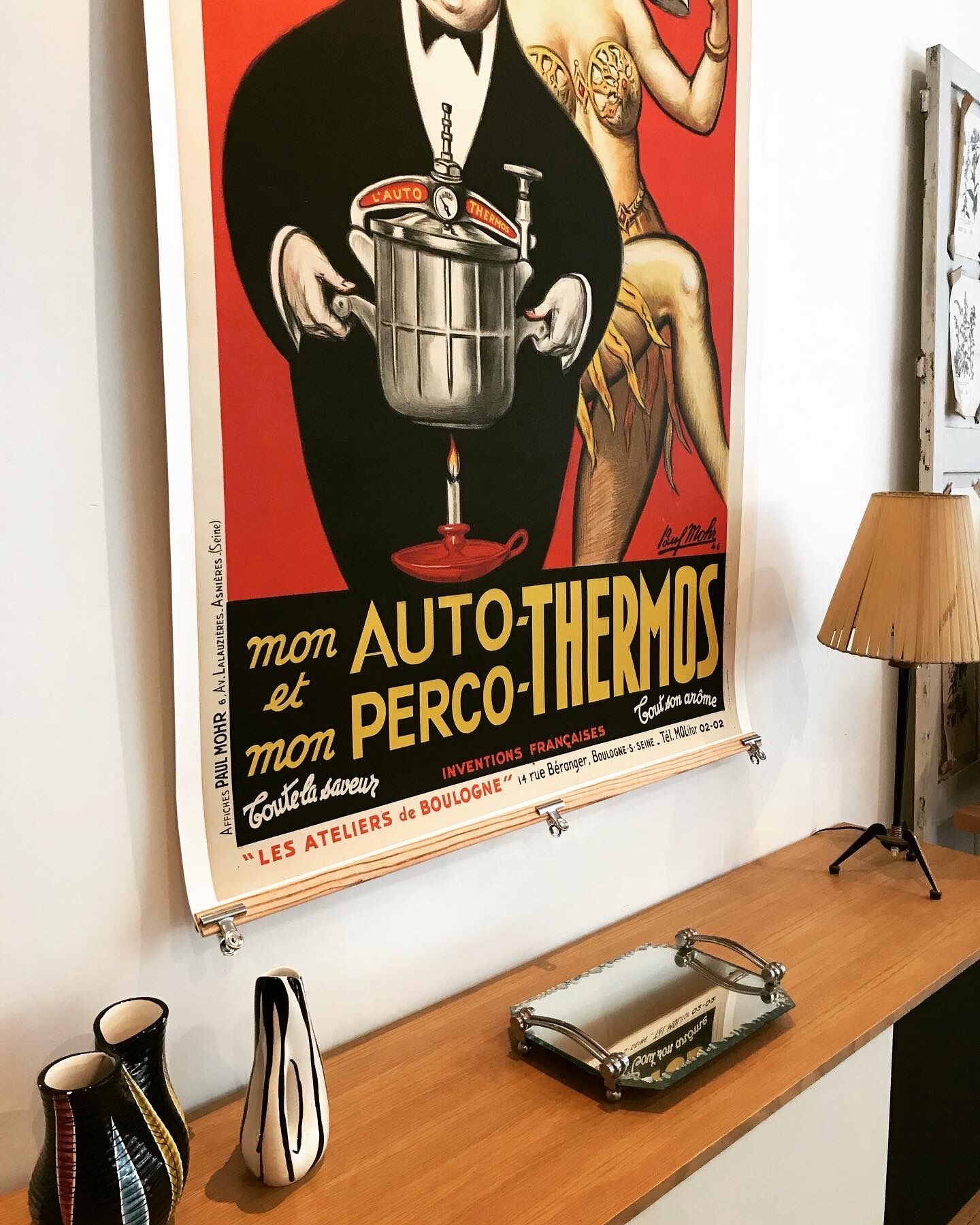 THERMOC poster with Josephine Baker by Paul Mohr