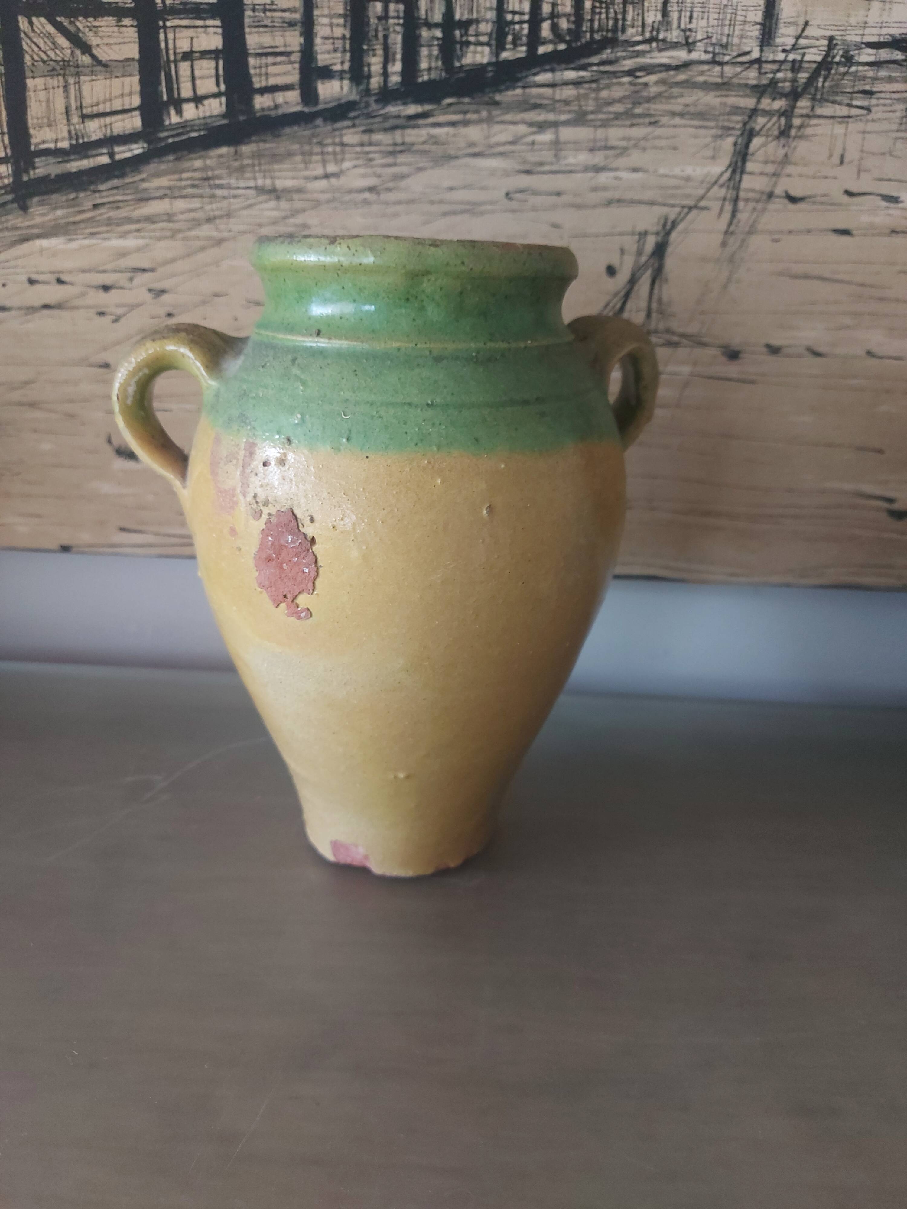 Cruche jarre à huile en terre cuite