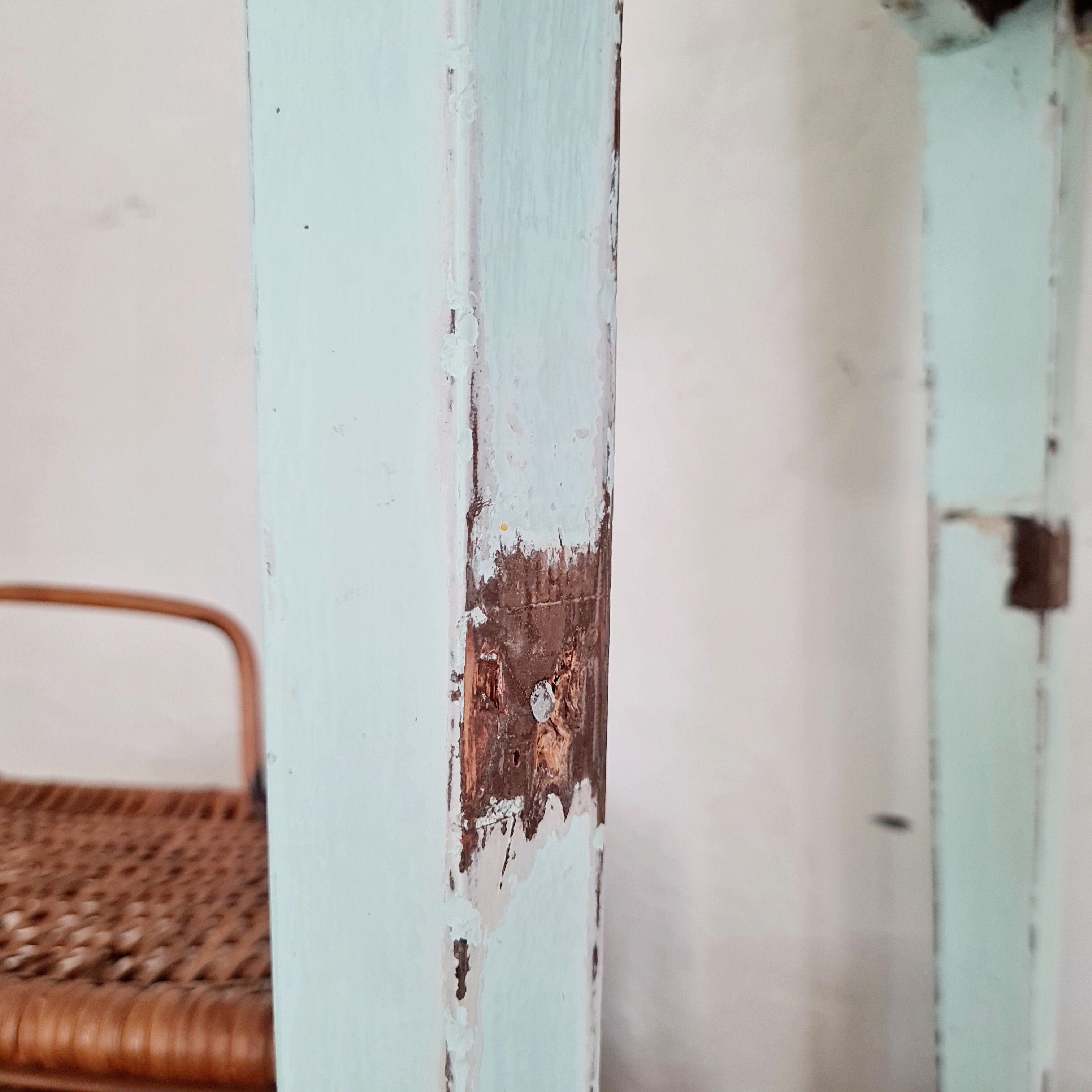 Farm table - Pastel blue dressing table