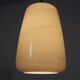 Mouse grey opaline pendant light 1950