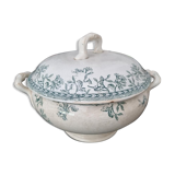Old tureen of the faiencerie of Castres :Chevrefeuille