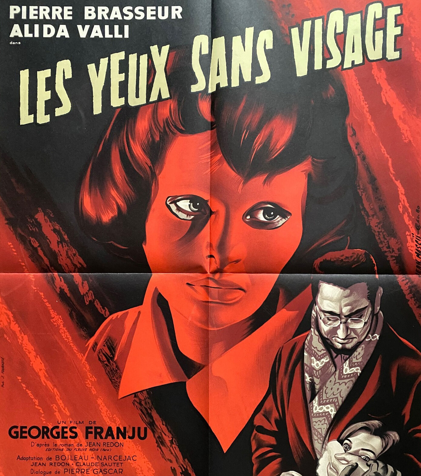 Cinema poster "Eyes without Face" Georges Franju 60x80cm 1960