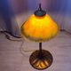 Mushroom lamp Art de France Glass paste Bronze Art Nouveau Vintage