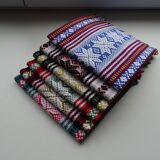 6 colored linen/cotton napkins 48 x 32