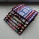 6 serviettes de table trame lin/coton colorées 48 x 32