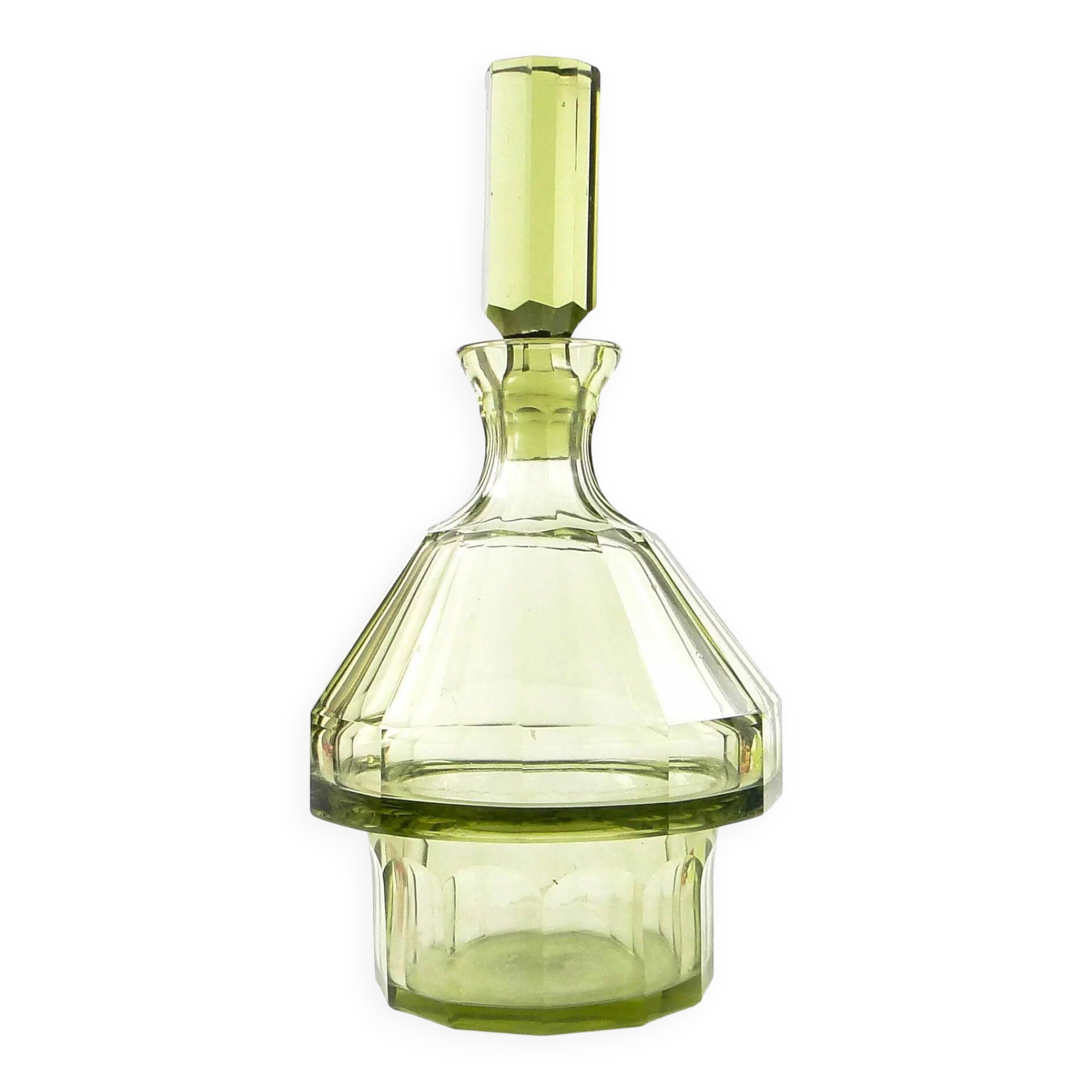 Carafe, Art Deco, crystal, Moser, Czechoslovakia, 1950s