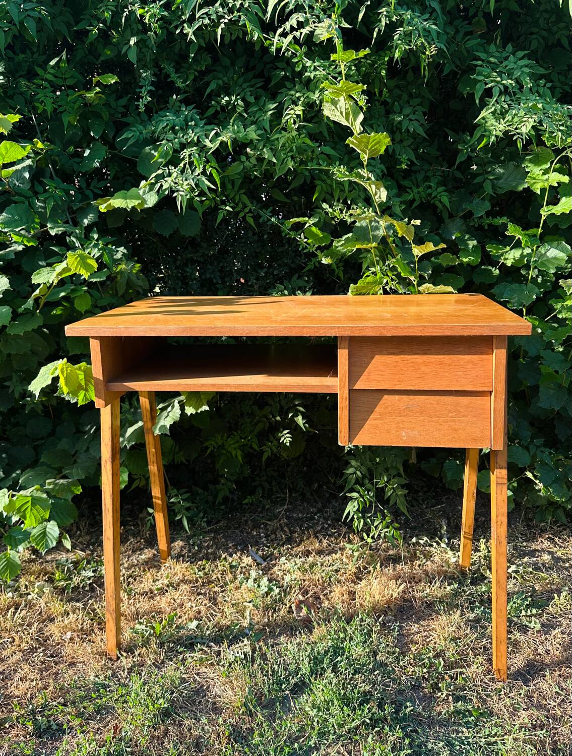Scandinavian wooden desk, 1960s