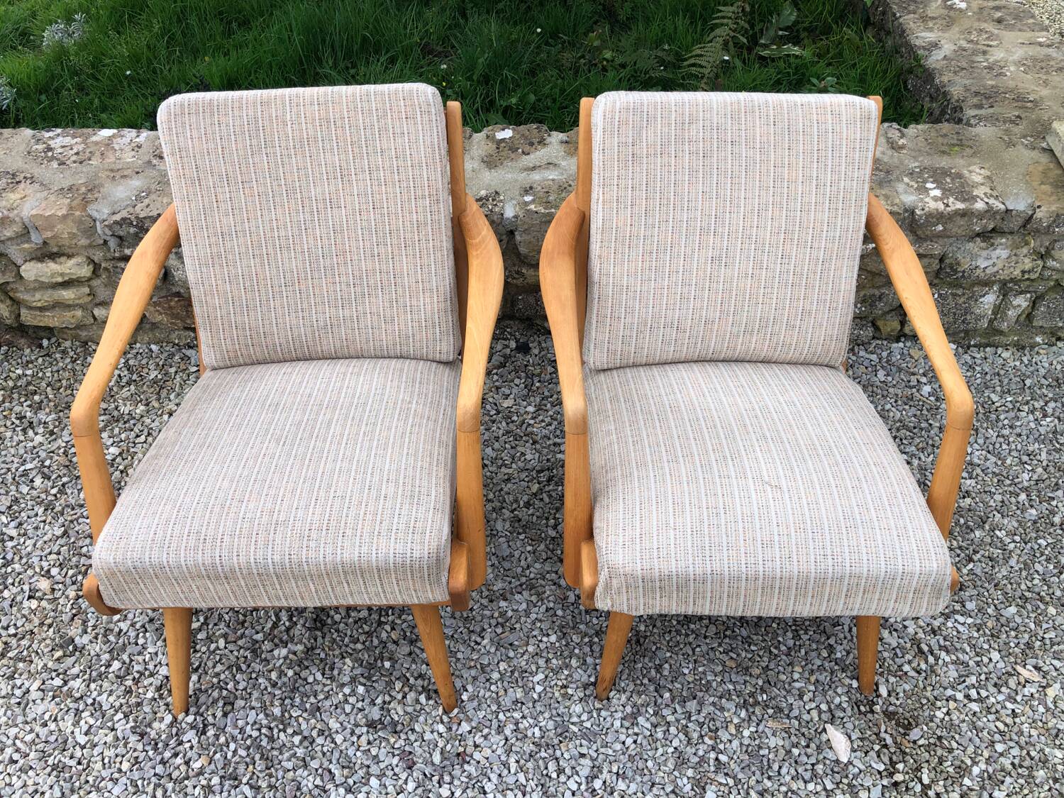 Pair of vintage armchairs