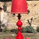 Lampe pied bois