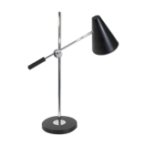 Adjustable desk lamp large model chrome and black