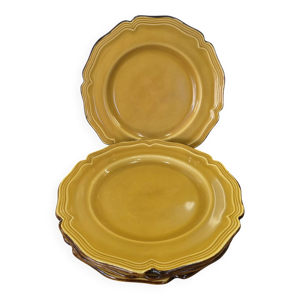 4 assiettes Dieulefit - terre