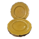4 assiettes Dieulefit milon terre vernissée
